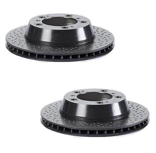 Porsche Brakes Kit - Pads & Rotors Front and Rear (318mm/299mm) (Ceramic) 99661236500 - Brembo 1589996KIT